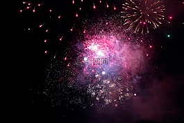 煙花,天空,夜