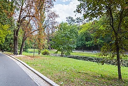 公園,燈柱,時(shí)間
