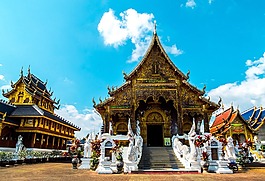 寺復雜,廟,泰國北部