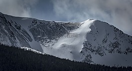 山,高原,云