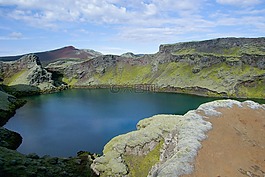 冰島,湖,泡沫