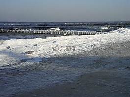 波羅的海,冬天,冰