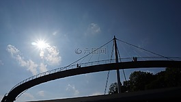結構,橋,天空