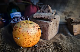 蘋果,水果,紅色