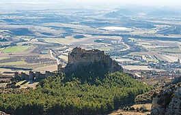 城堡的奧雷,全景,景觀