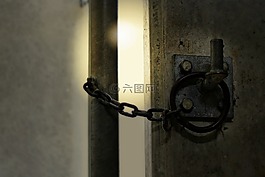 鏈,鎖,門