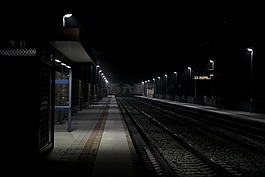 nocna 站,空,夜