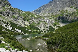 塔特拉,湖,山