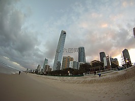 金海岸,結構,天際線