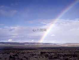 彩虹,天空,多彩