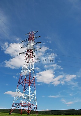 电源线,能源,高电压输电塔