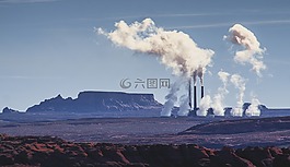 亞利桑那州,電廠,沙漠