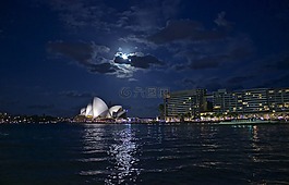 悉尼歌劇院,夜,澳大利亞