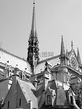 巴黎,噴泉,巴黎圣母院