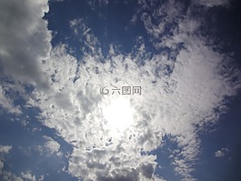 天堂,云,太陽(yáng)