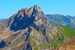山,阿爾卑斯山,巖