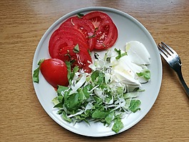 食品,西紅柿,奶酪