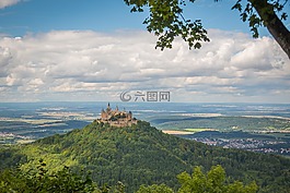 施瓦本白蛋白,hohenzollern,hohenzollern 城堡