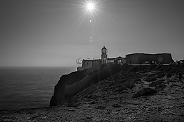 燈塔,懸崖,海岸