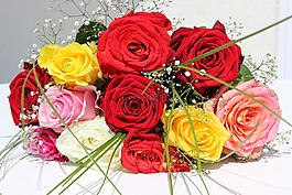 玫瑰,鮮花,花束