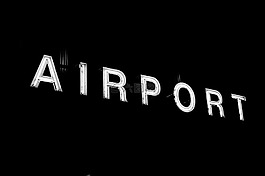 機場,航空,跡象