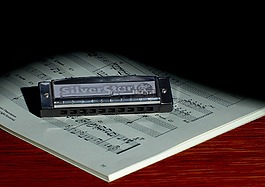 口琴,音樂,書