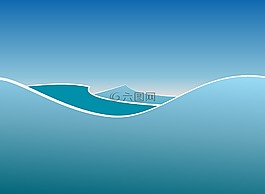 海洋,波,水