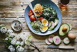 外行平,食品,沙拉