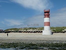 燈塔,格蘭,沙丘