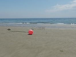海灘,格蘭,沙丘