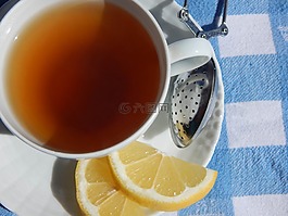 茶,喝,食品