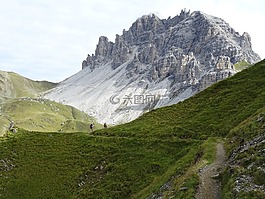 高山,stubai,山