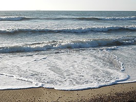 北海,海灘,丹麥