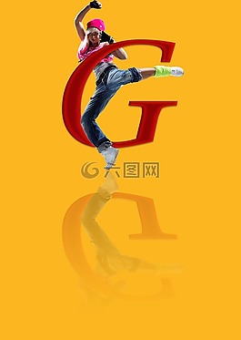 合成,舞者,街舞