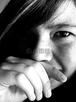 隱藏,閃亮,黑白色