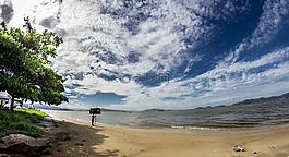 海洋,海灘,海