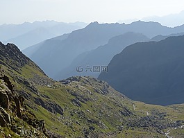 高山,stubai,山