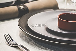 板,餐具,叉