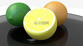 石灰,檸檬,橙色