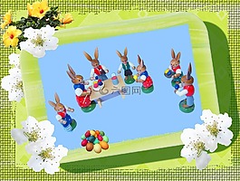 復(fù)活節(jié),復(fù)活節(jié)快樂,holzfigur