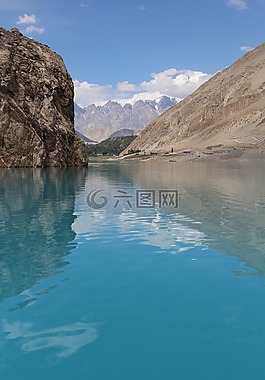 湖,山,水