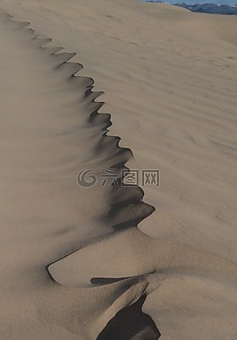 沙,陰影,沙丘
