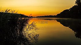 日出,目的地的手指湖,morgenrot