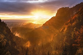 自然,景觀,山
