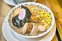 日本,拉面,食品