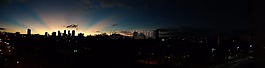 黑暗,光,城市