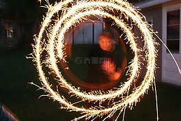 香檳酒,夜,煙花