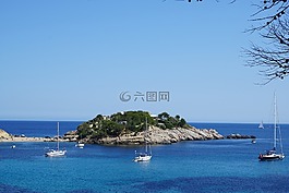 船,海,水