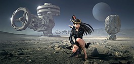幻想,行星,景觀