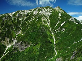 日本,景觀,山